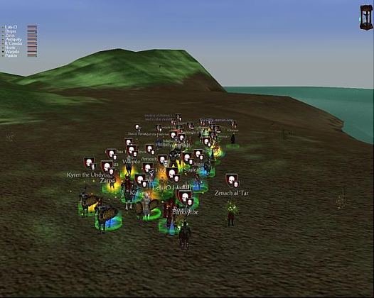 The UDL war train on the march, July 2003.