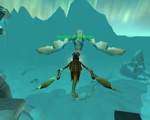On the wing over Northrend.